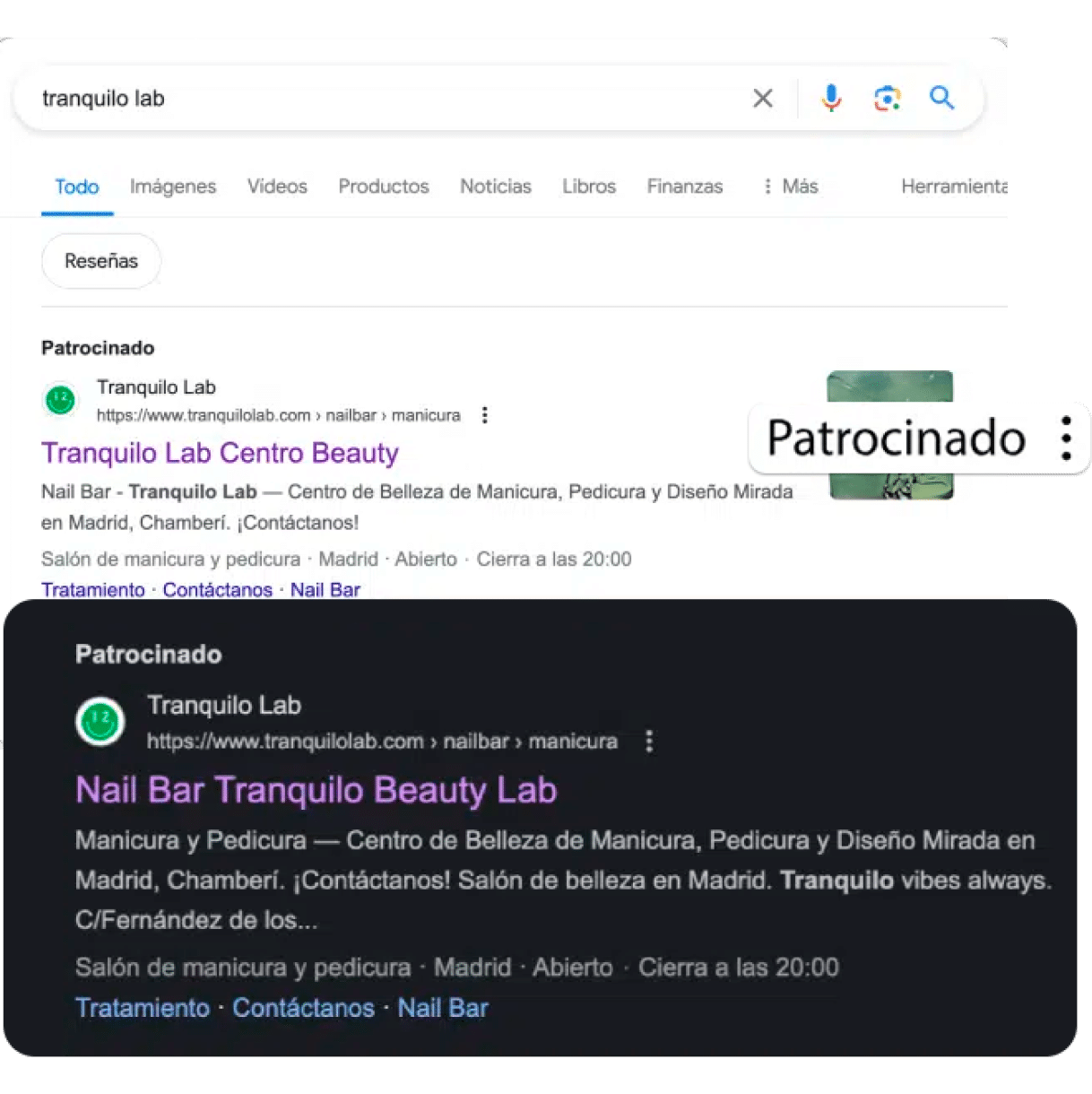 Ejemplo de campañas publicitarias en Google Ads para aumentar la visibilidad y atraer clientes.