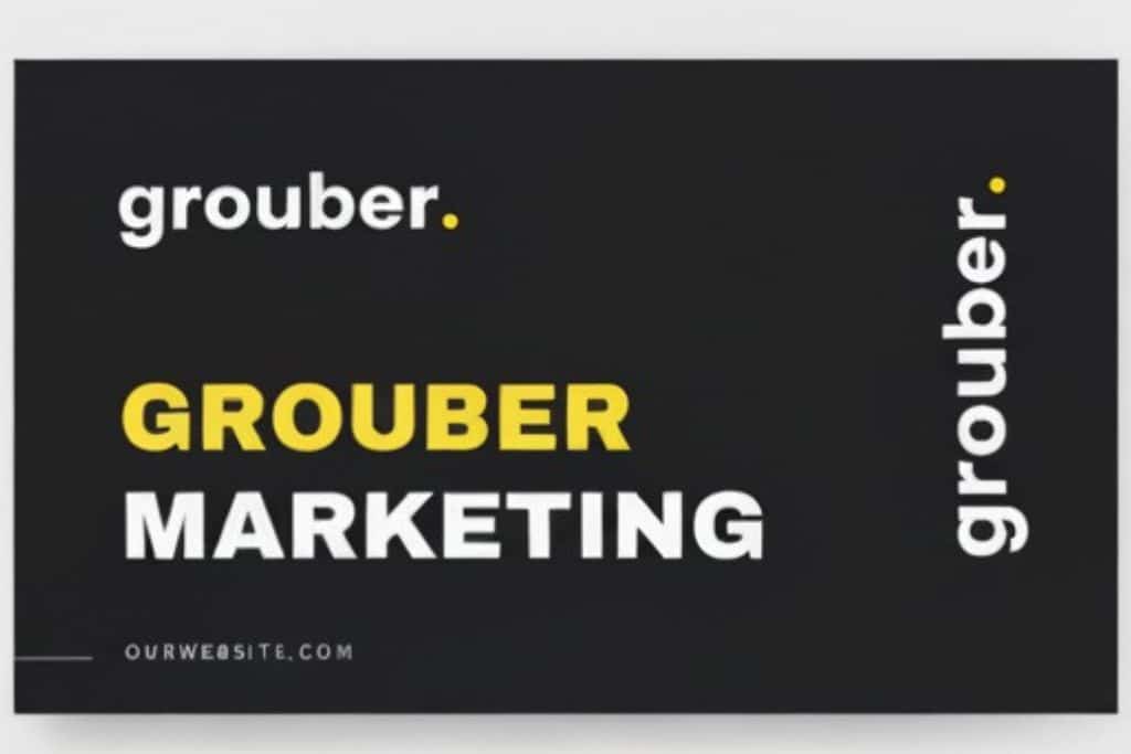 Brand Book - Grouber Marketing