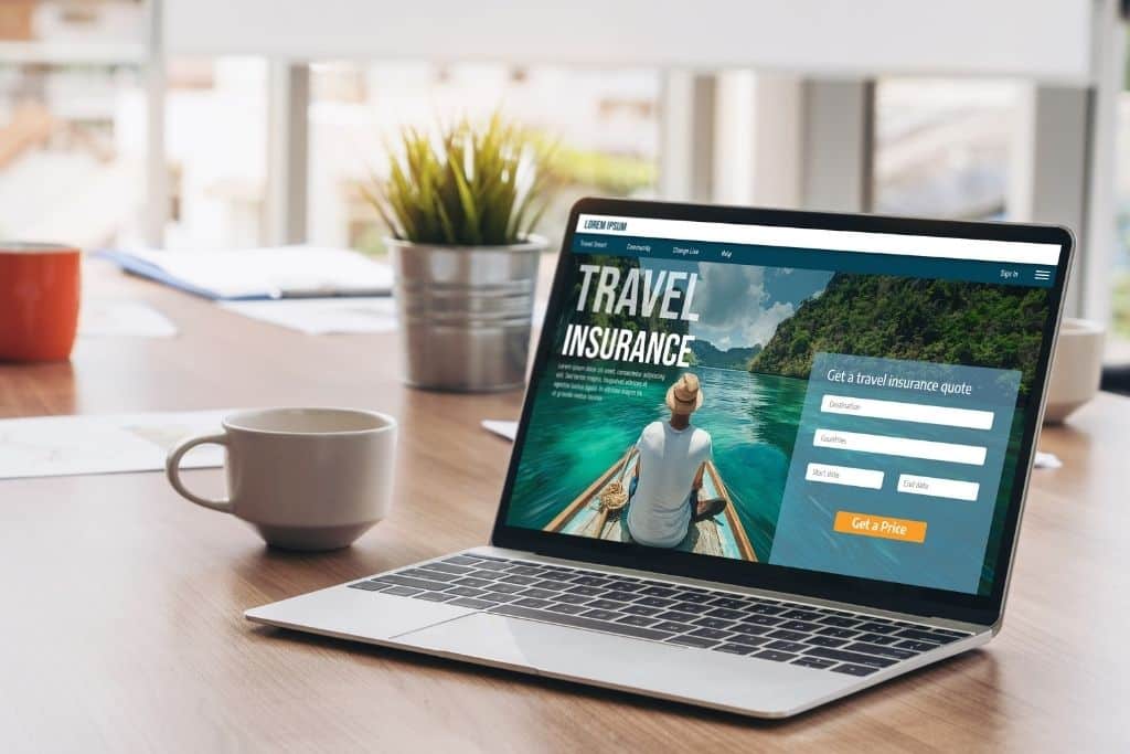 Ejemplo en portátil de diseño de landing page: cómo hacer una landing page